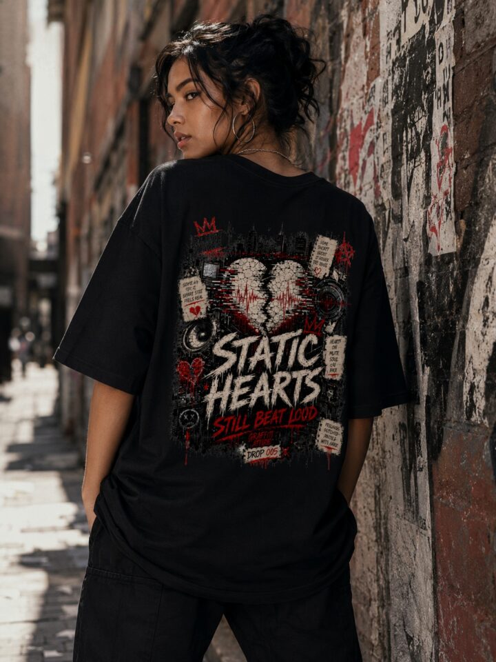 Static Hearts Tee