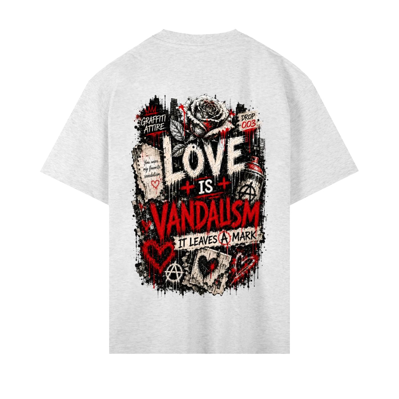 love is vandalism tee