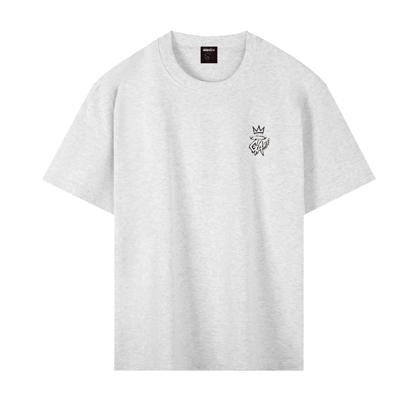 Light Gray-front-Mockup-20260625 Concrete Angels Tee - Image 8