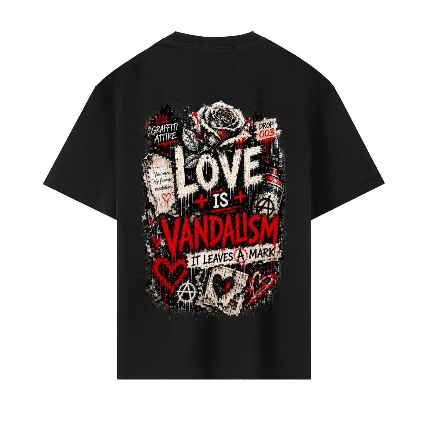 love is vandalism tee